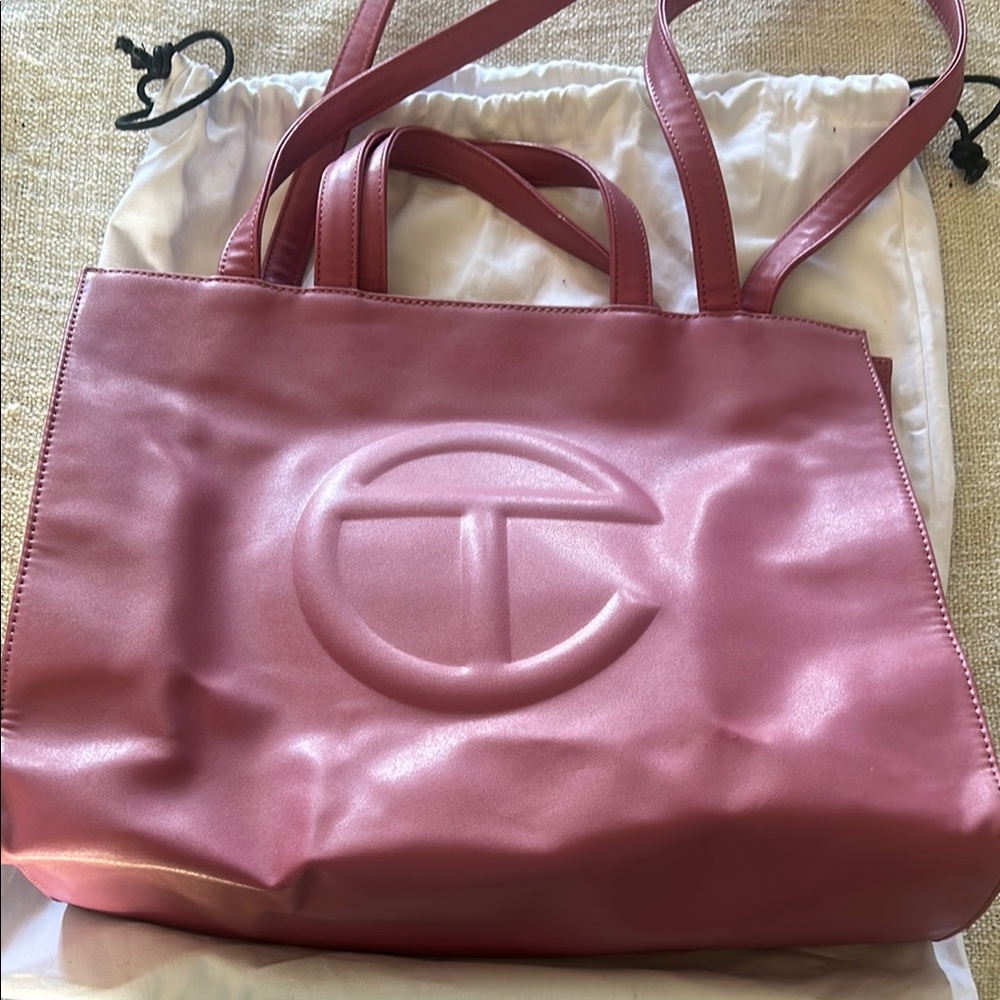 Telfar Corned Beef MEDIUM Pink Women's Bag USED